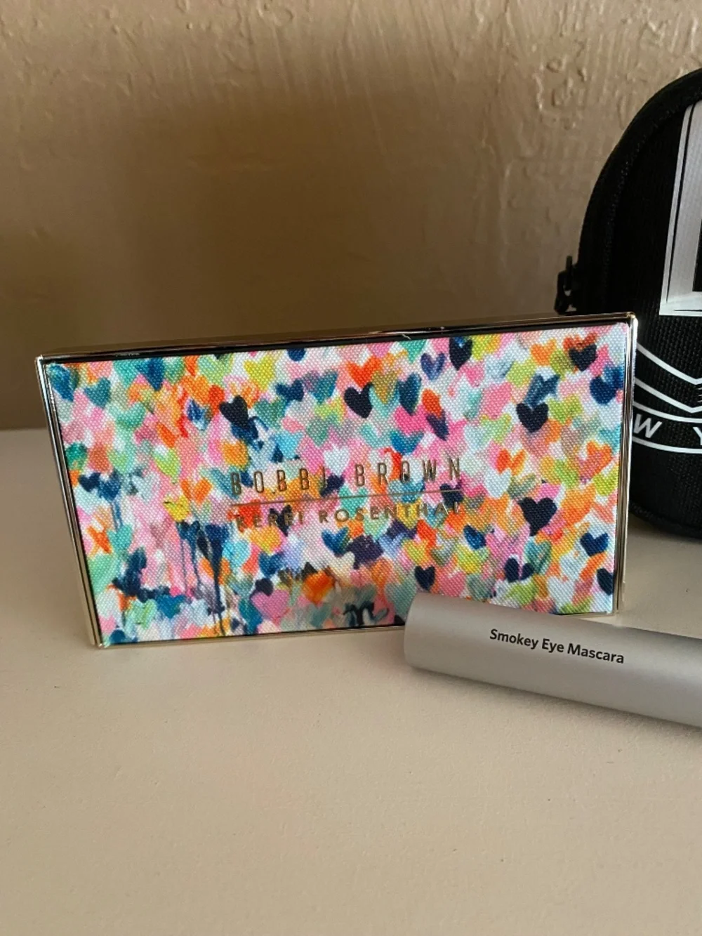 BOBBI BROWN SHINING MOMENT EYE SHADOW SET KERRI ROSANTHAL W/ MASCARA & ZIPPOUCH